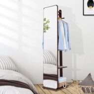 Coat Rack Multifunction With Mirror