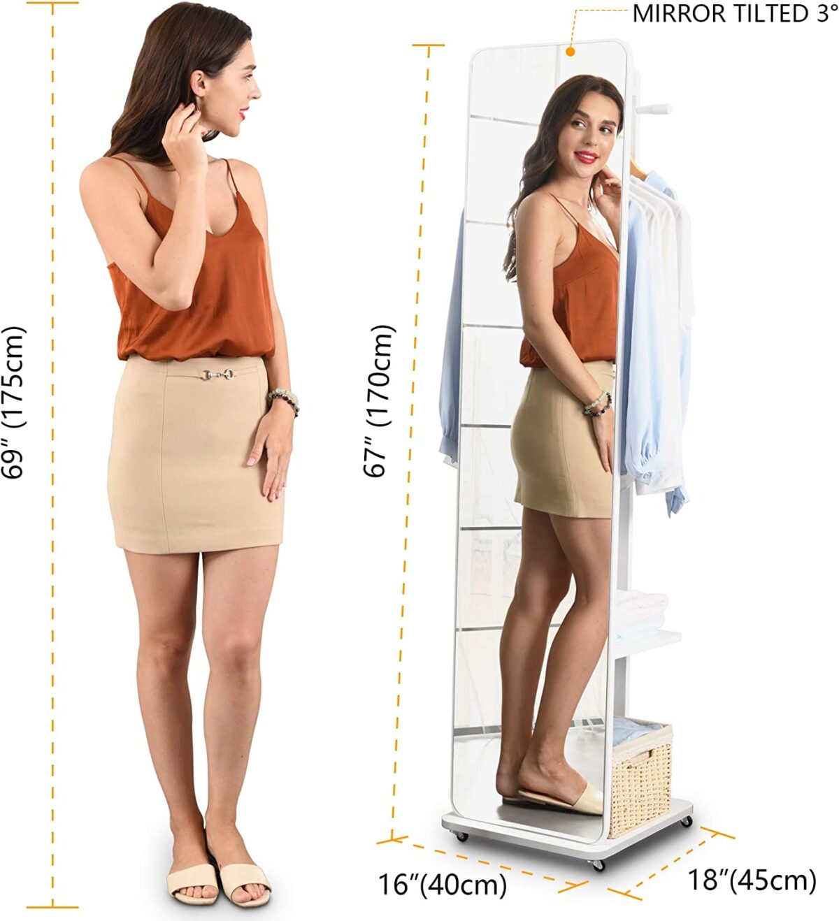 Coat Rack Multifunction With Mirror شماعه مالتي فنكشن بمرايا (9)