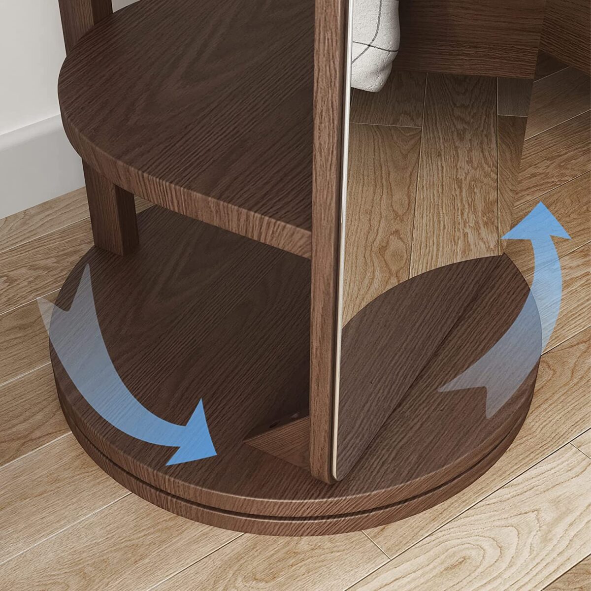 Coat Rack Rotating with mirror (6)