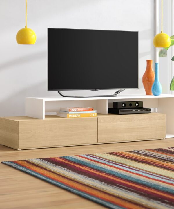 ترابيزه تلفزيون انجلينا بدرجين Ivangeline TV Stand With 2 Drawers