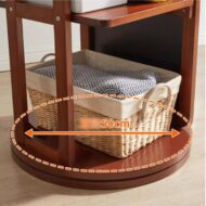 Flow Wooden Coat Rack 360° Rotating Full Body Mirror فلو شماعه ملابس بمرايا