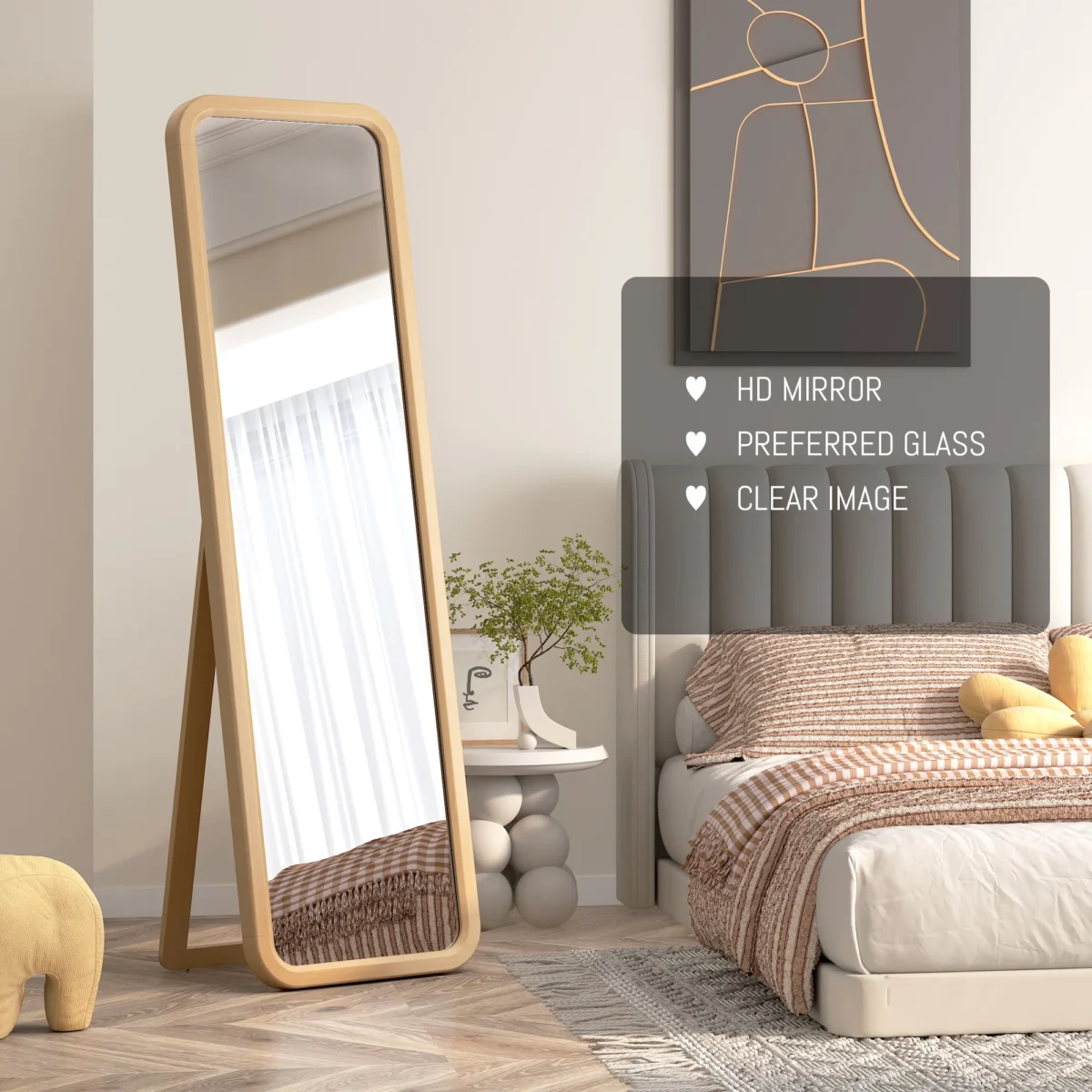 Stand Or Wall Mounted مرايا سيدرا كامله ستاند ومعلقه