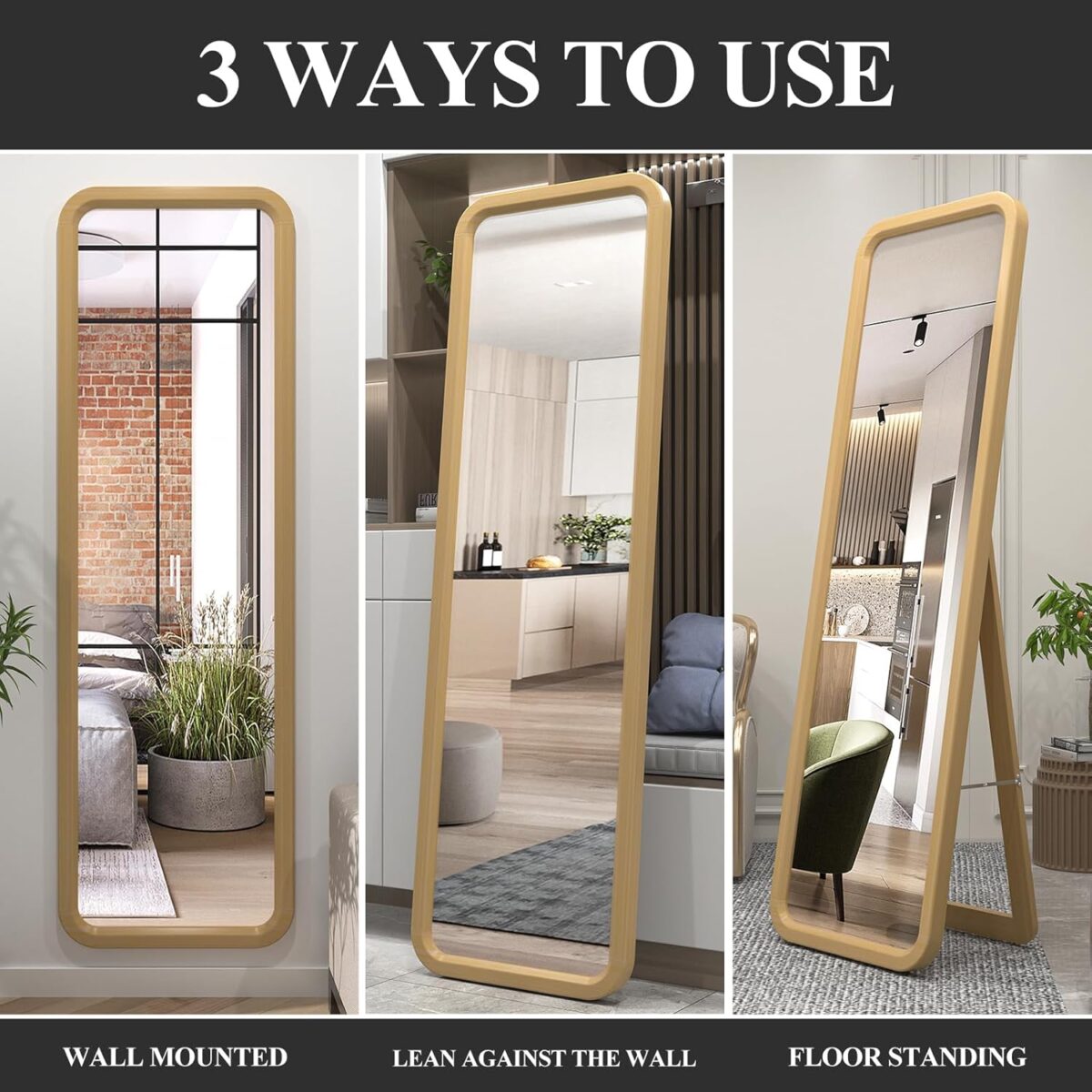 Stand Or Wall Mounted مرايا سيدرا كامله ستاند ومعلقه