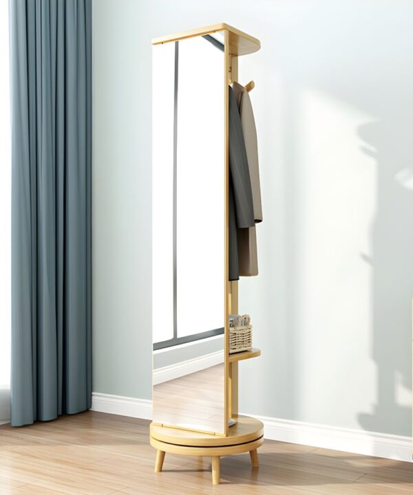 Unique Shape Modern Hall Stand Clothes Rack with Mirror | شماعه ملابس عصريه على شكل قاعة فريده مع مرايا