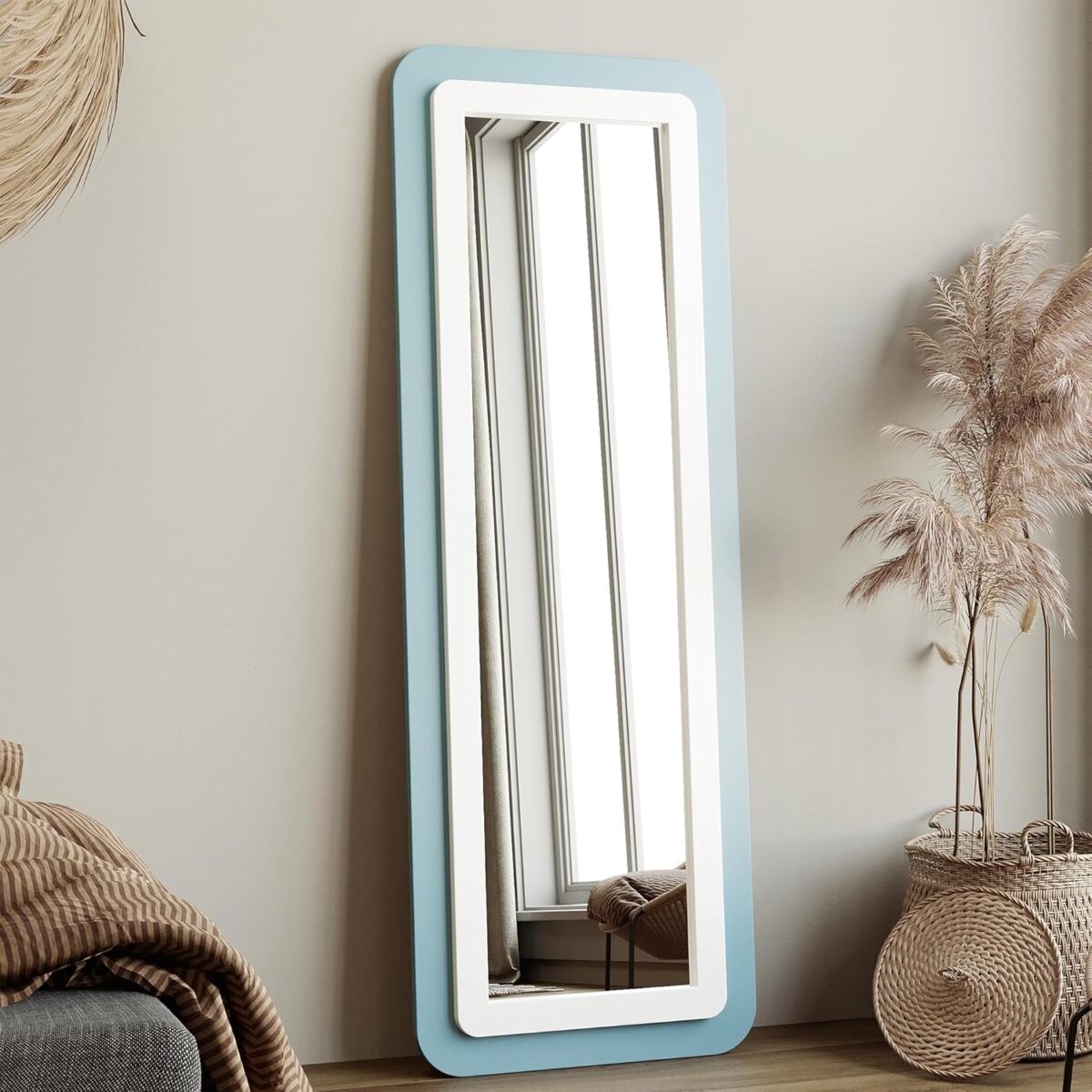 Honyee Full Length Mirror Rectangular Floor Mirror