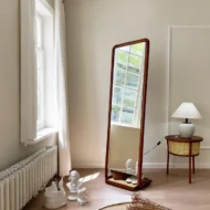 Retro – Standing Full-Length Mirror with Storage Base
