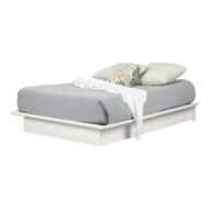 Step One Natural Wood Bed With Storage