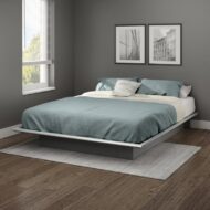 Step One Natural Wood Bed With Storage