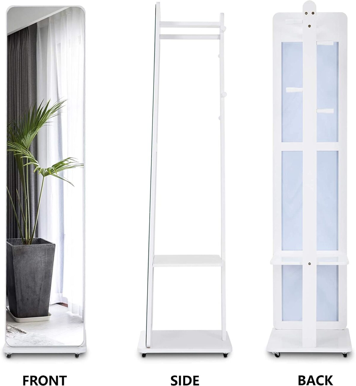 Coat Rack Multifunction With Mirror شماعه مالتي فنكشن بمرايا (6)