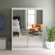 Jellyben  Wardrobe 2 Doors With Mirror Small Dresser