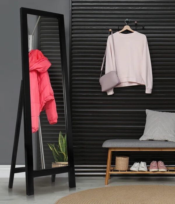 Marcum+Easel+Modern+&+Contemporary+Beveled+Cheval+Mirror
