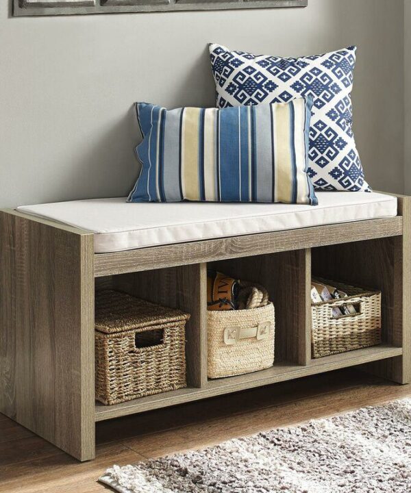 كلوديا كوبي مقعد تخزين للأحذية Claudia Cubby Storage Bench
