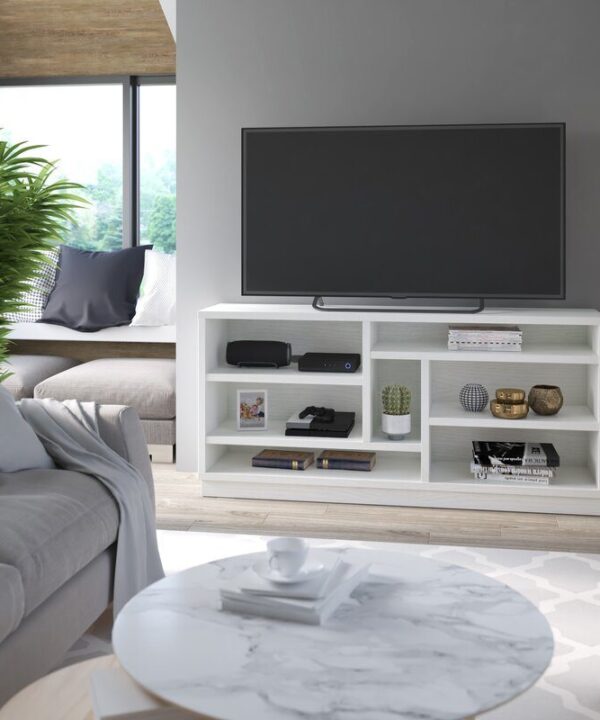 Doutre TV table With Shelves دوتر ترابيزه تلفزيون مع ارفف داخليه مفتوحه