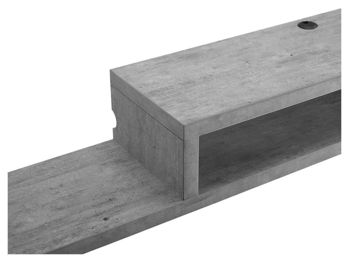 Laminated Skyline Tv Table Wall Mounted