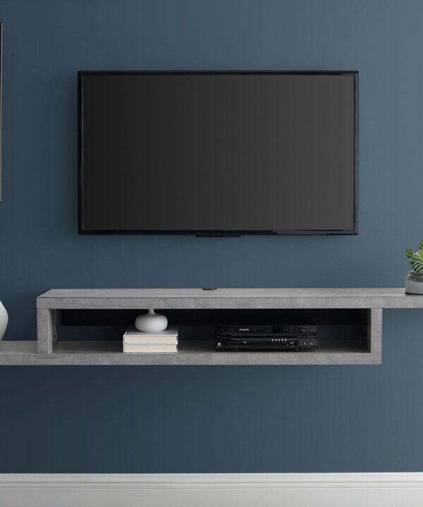 Laminated Skyline Tv Table Wall Mounted