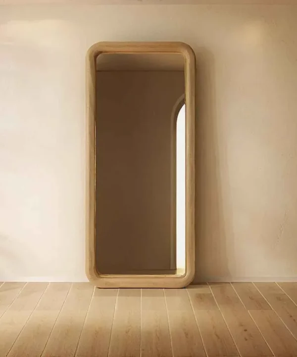 The Simple Mirror مرايا بسيطه من الخشب الزان