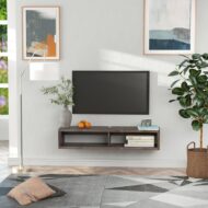 Herulf Floating TV Table – Modern Wall-Mounted Shelf