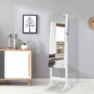 Kehaulani Jewelry Armoire – Mirror Cabinet with Lock & Storage
