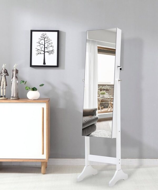 Kehaulani Jewelry Armoire – Open with Interior Storage